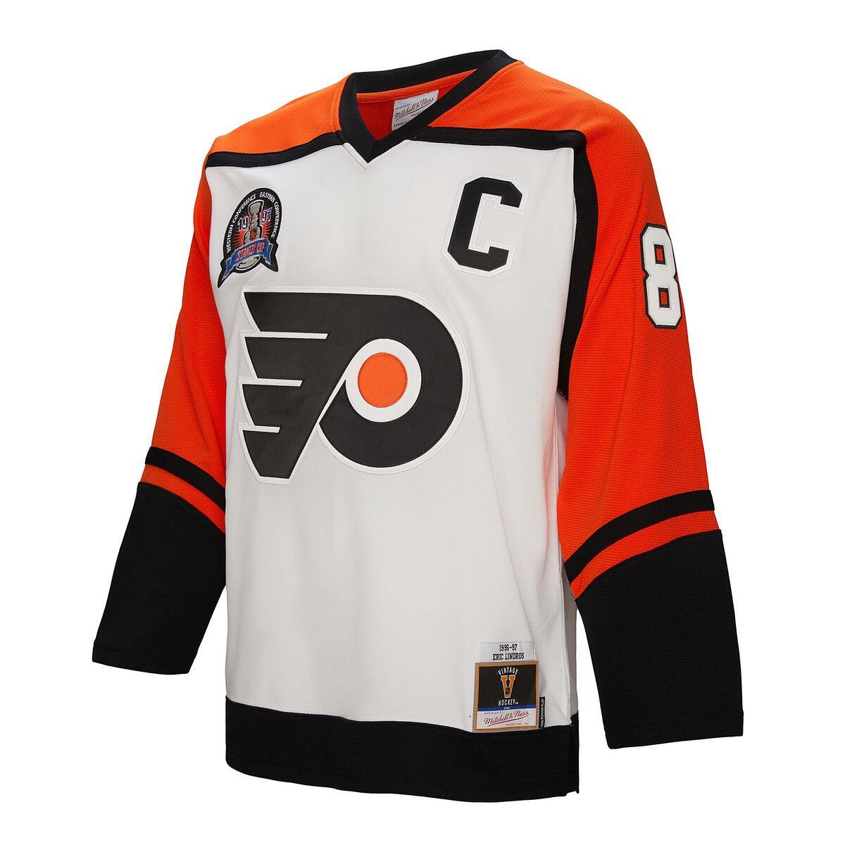 NHL WHITE JERSEY FLYERS 1996 ERIC LINDROS White JY8921-PFLWHIT - Image 8