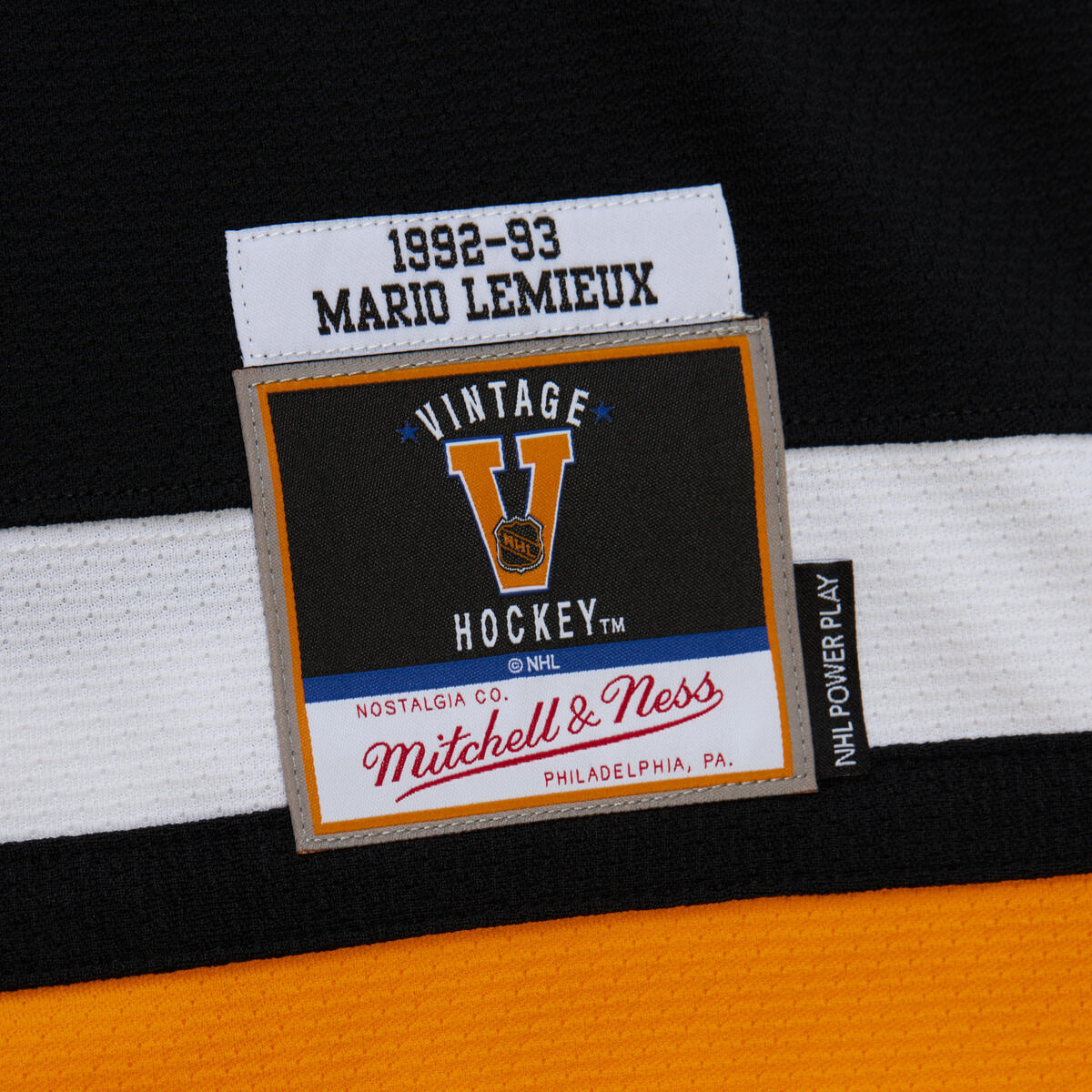 NHL DARK JERSEY PENGUINS 1992 MARIO LEMIEUX - Black - Image 6