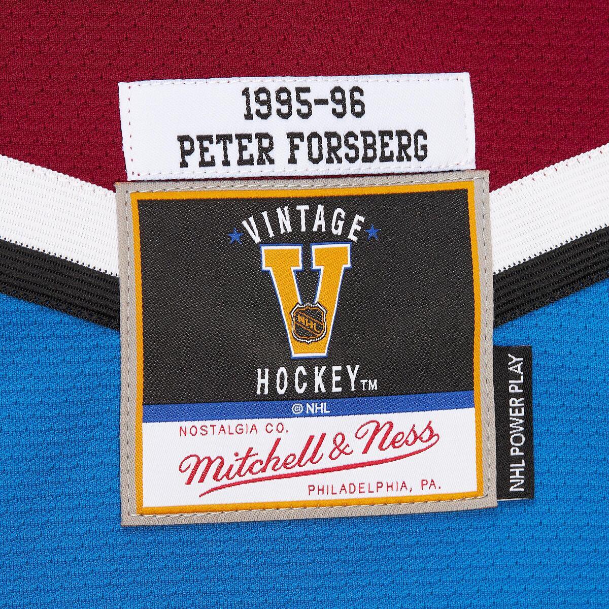 NHL DARK JERSEY AVALANCHE 1995 PETER FORSBERG - Maroon - Image 4