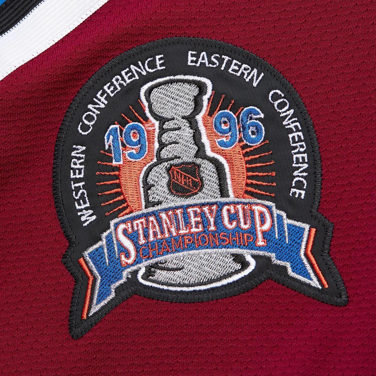 NHL DARK JERSEY AVALANCHE 1995 PETER FORSBERG - Maroon - Image 5