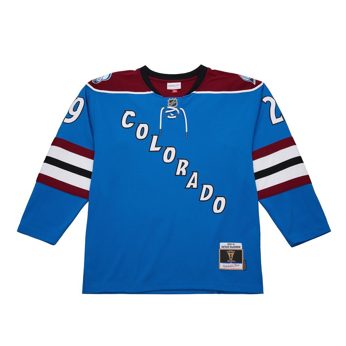 NHL ALTERNATE JERSEY AVALANCHE 2013 NATHAN MACKINNON - Blue - Image 1