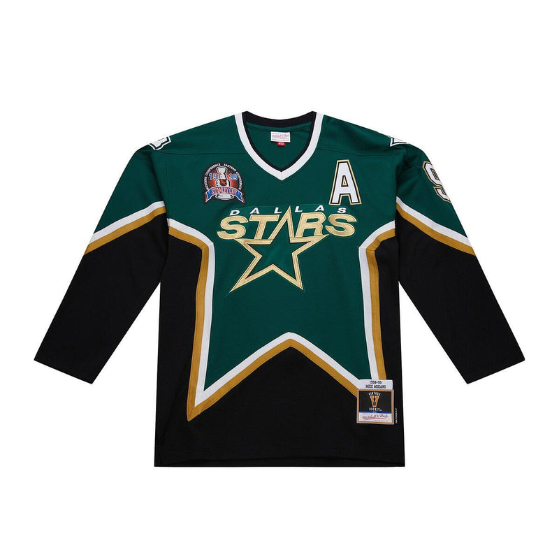 NHL DARK ALTERNATE JERSEY STARS 1998 MIKE MODANO - Green - Image 1
