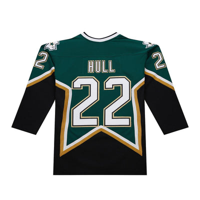 NHL DARK ALTERNATE JERSEY STARS 1998 BRETT HULL - Green - Image 2