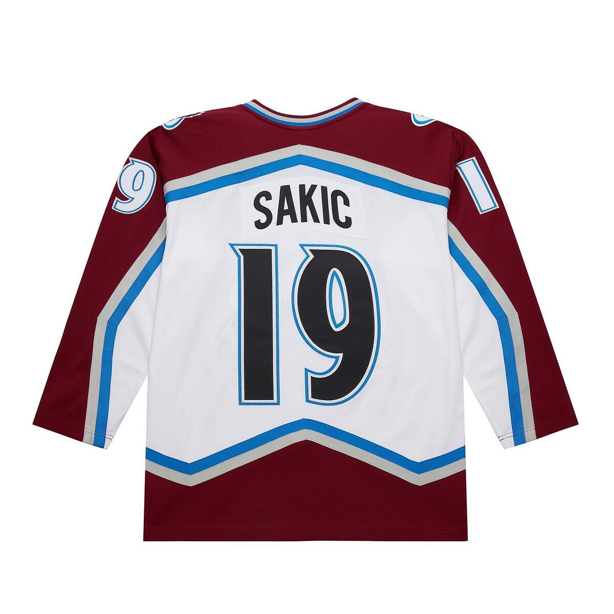 NHL WHITE JERSEY COLORADO AVALANCHE 2000 JOE SAKIC - Image 2