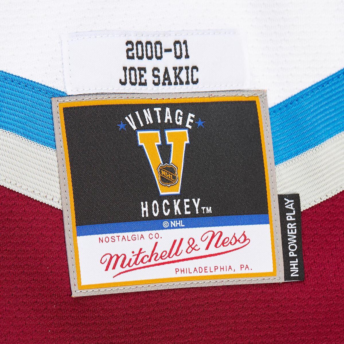 NHL WHITE JERSEY COLORADO AVALANCHE 2000 JOE SAKIC - Image 7