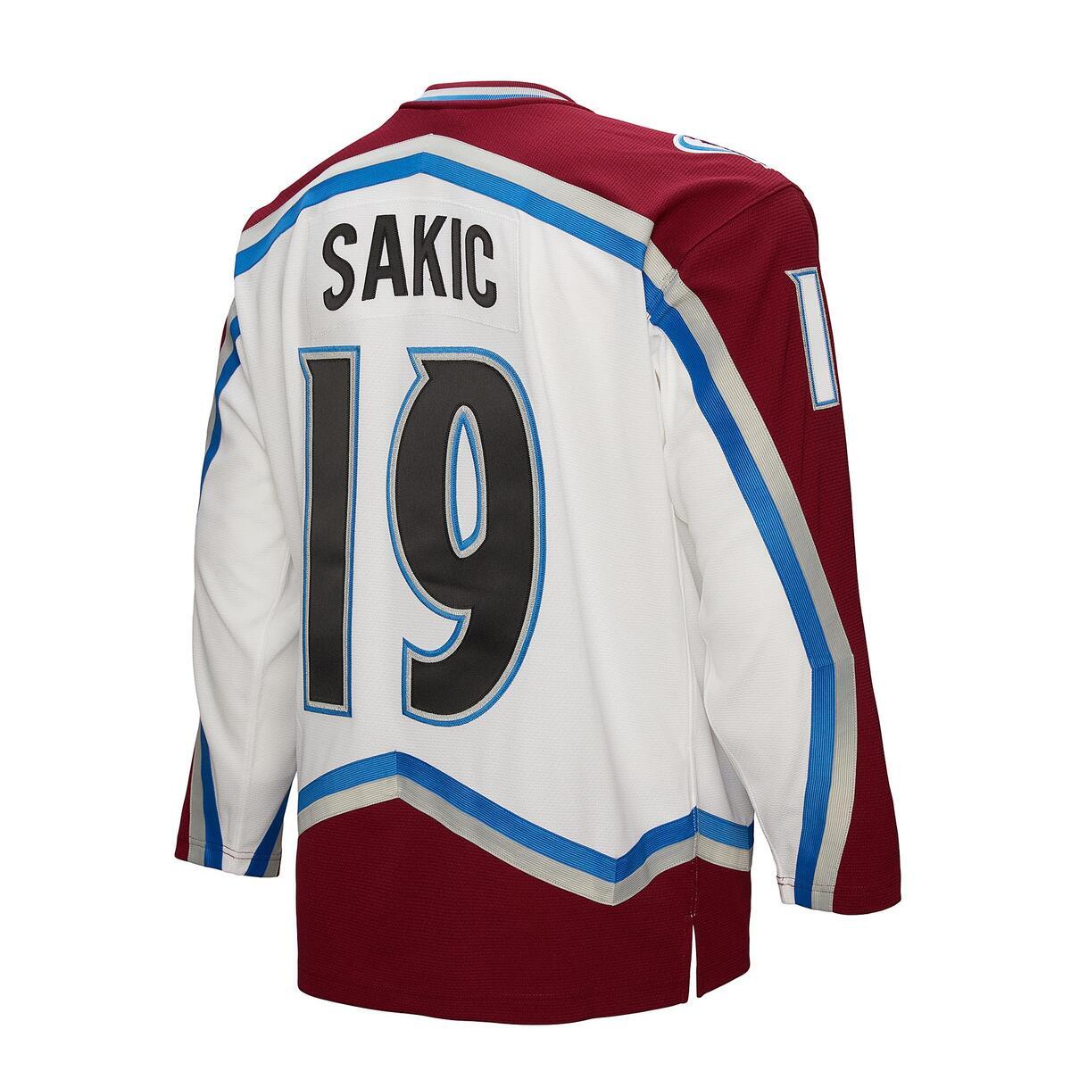 NHL WHITE JERSEY COLORADO AVALANCHE 2000 JOE SAKIC - Image 8