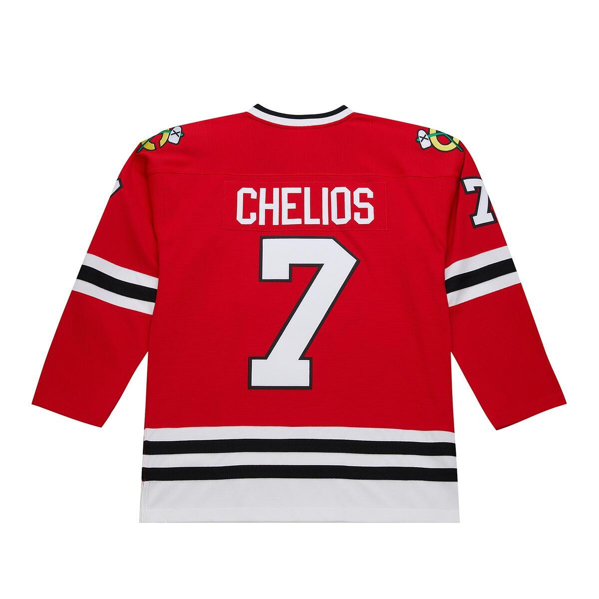 NHL DARK JERSEY CHICAGO BLACKHAWKS 1991 CHRIS CHELIOS - Image 2