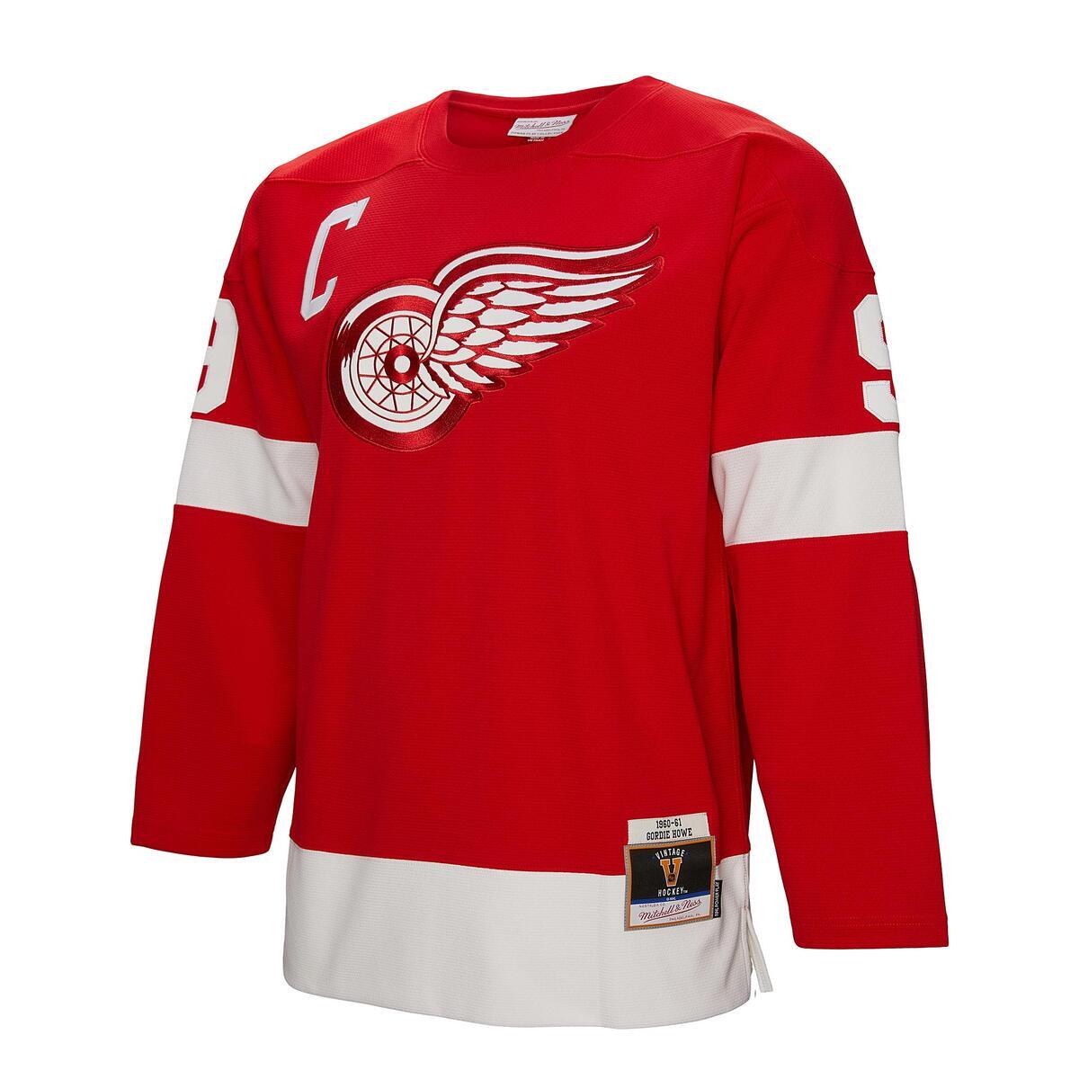 NHL DARK JERSEY RED WINGS 1960 GORDIE HOWE Scarlet JY9057-DRWSCAR - Image 7