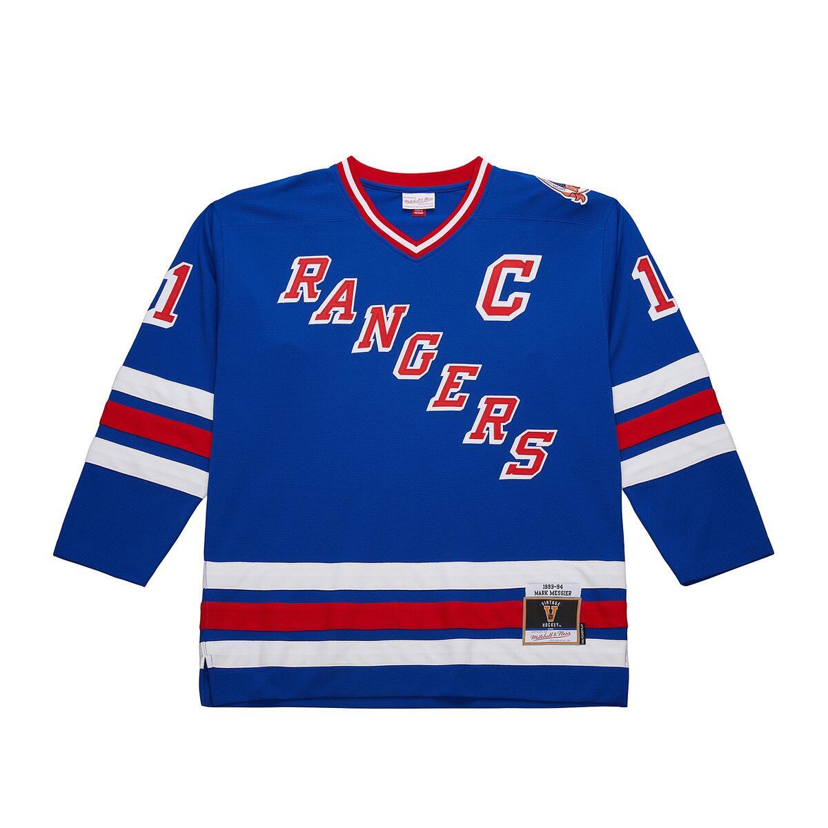 NHL DARK JERSEY RANGERS 1993 MARK MESSIER - Royal - Image 1