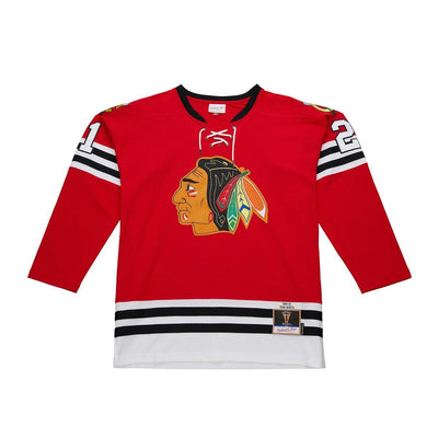 NHL DARK JERSEY BLACKHAWKS 1960 STAN MIKITA - Scarlet - Image 1