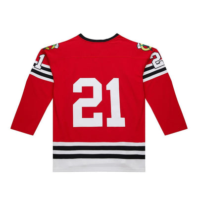 NHL DARK JERSEY BLACKHAWKS 1960 STAN MIKITA - Scarlet - Image 2