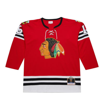NHL DARK JERSEY BLACKHAWKS 1960 BOBBY HULL - Scarlet - Image 1