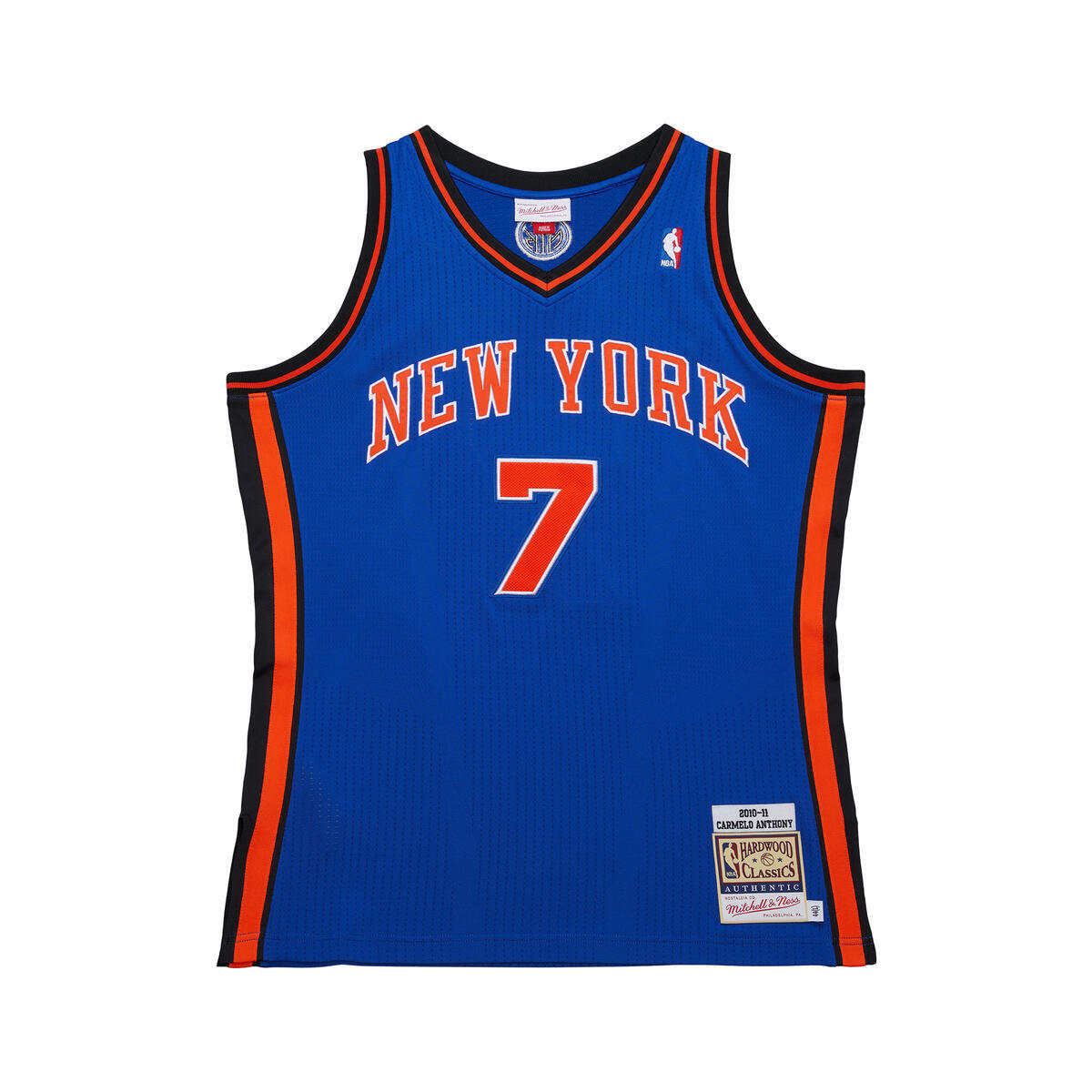 NBA DARK JERSEY KNICKS 2010 CARMELO ANTHONY Royal JY9842-NYKROYA - Image 1
