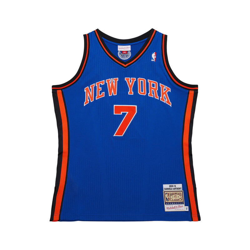 NBA DARK JERSEY KNICKS 2010 CARMELO ANTHONY Royal JY9842-NYKROYA - Image 1