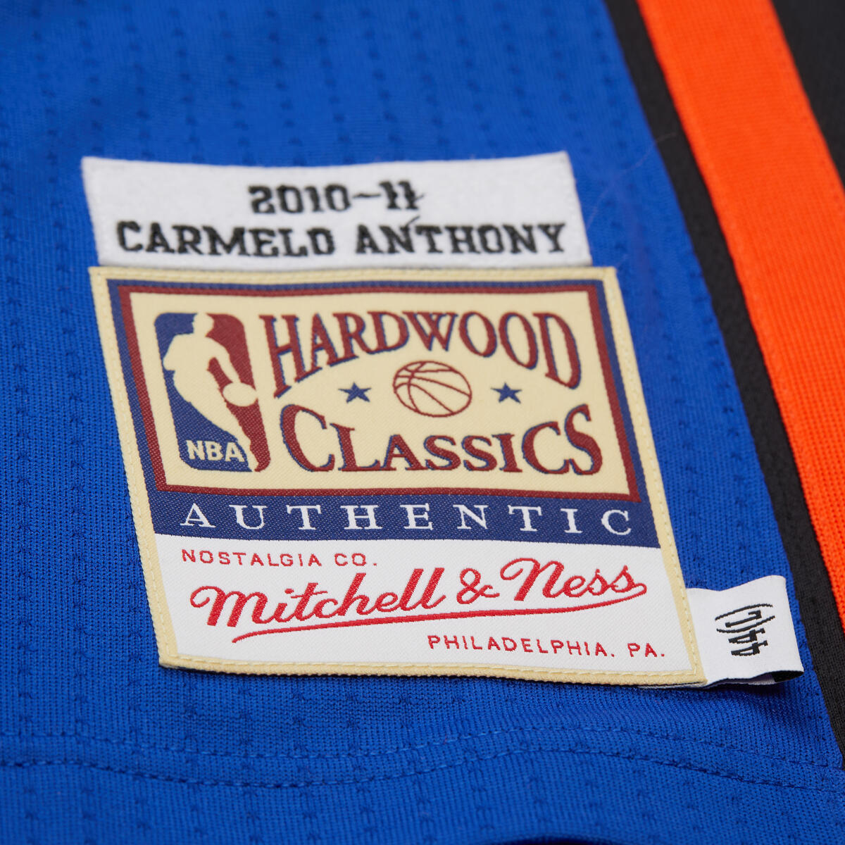 NBA DARK JERSEY KNICKS 2010 CARMELO ANTHONY Royal JY9842-NYKROYA - Image 6