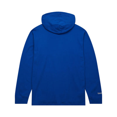 NBA THERMAL LIGHTWEIGHT HOODIE VINTAGE LOGO WARRIORS Royal LS8053-GSWROYA - Image 3