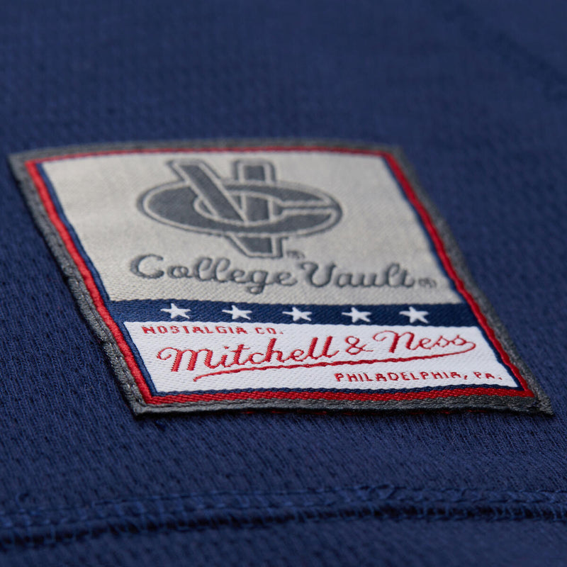 NCAA THERMAL LIGHTWEIGHT HOODIE VINTAGE LOGO MICHIGAN Navy LS9214-UMINAVY - Image 4