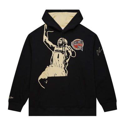 NBA 2024 HOF PREMIUM FLEECE HOODIE MULTI CHAUNCEY BILLUPS Black-Gold NN11403-MLTBKGD - Image 2