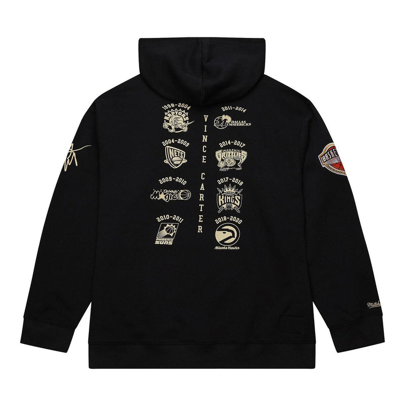 NBA 2024 HOF PREMIUM FLEECE HOODIE MULTI VINCE CARTER Black NN11403-MLTBLCK - Image 2