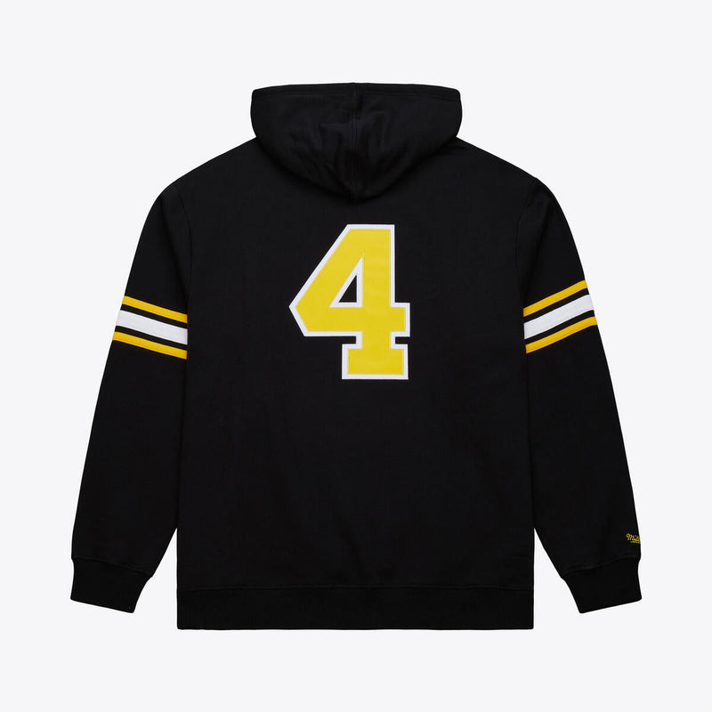 NHL N&N FLEECE HOODIE BRUINS 1971 BOBBY ORR Black-Gold NN8060-BBNBKGD - Image 6