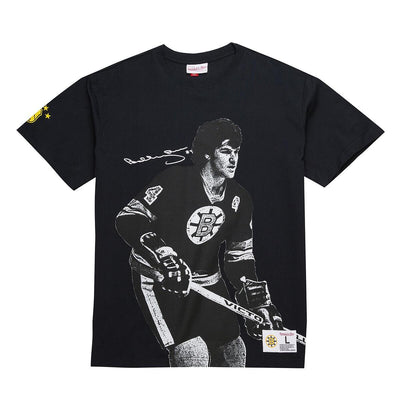 NHL ULTIMATE PLAYER TEE VINTAGE LOGO BRUINS BOBBY ORR - Black - Image 1