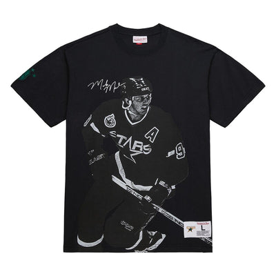NHL ULTIMATE PLAYER TEE VINTAGE LOGO STARS MIKE MODANO Black NN8097-DSTBLCK - Image 1