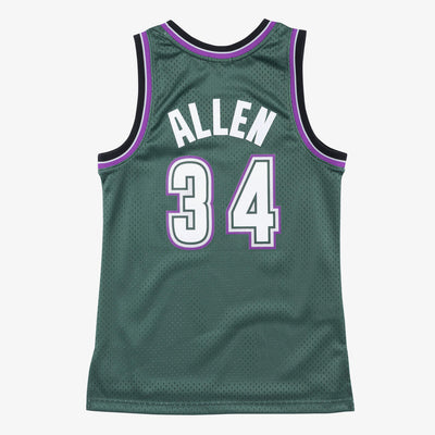 NBA WOMEN'S SWINGMAN JERSEY MILWAUKEE BUCKS 1996 RAY ALLEN - Image 2