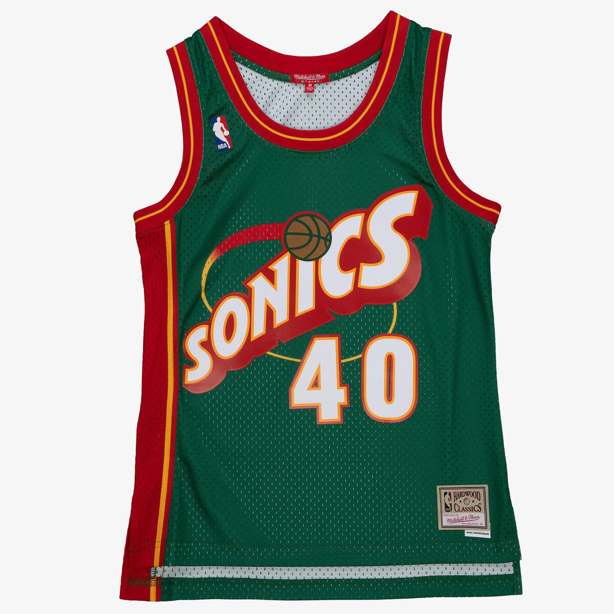 NBA WOMEN'S SWINGMAN JERSEY SEATTLE SUPERSONICS 1995 SHAWN KEMP - Image 1