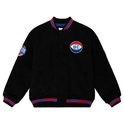 NBA VARSITY JACKET NETS Black OJBF5376-NYEYYPPPBLCK - Image 1