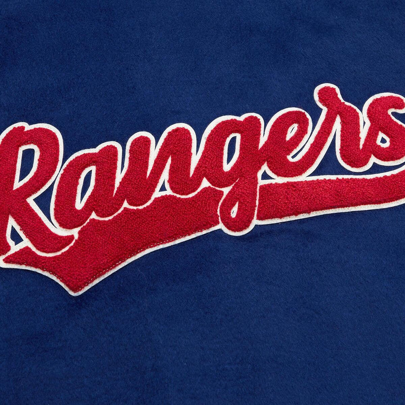 NHL TEAM LEGACY VARSITY JACKET RANGERS - Royal-Black - Image 5