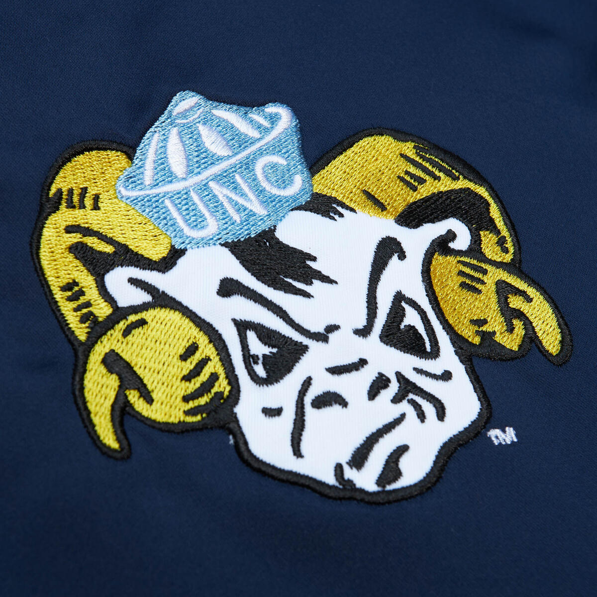 NCAA TEAM OG 2.0 LIGHTWEIGHT SATIN JACKET NORTH CAROLINA - Navy - Image 3