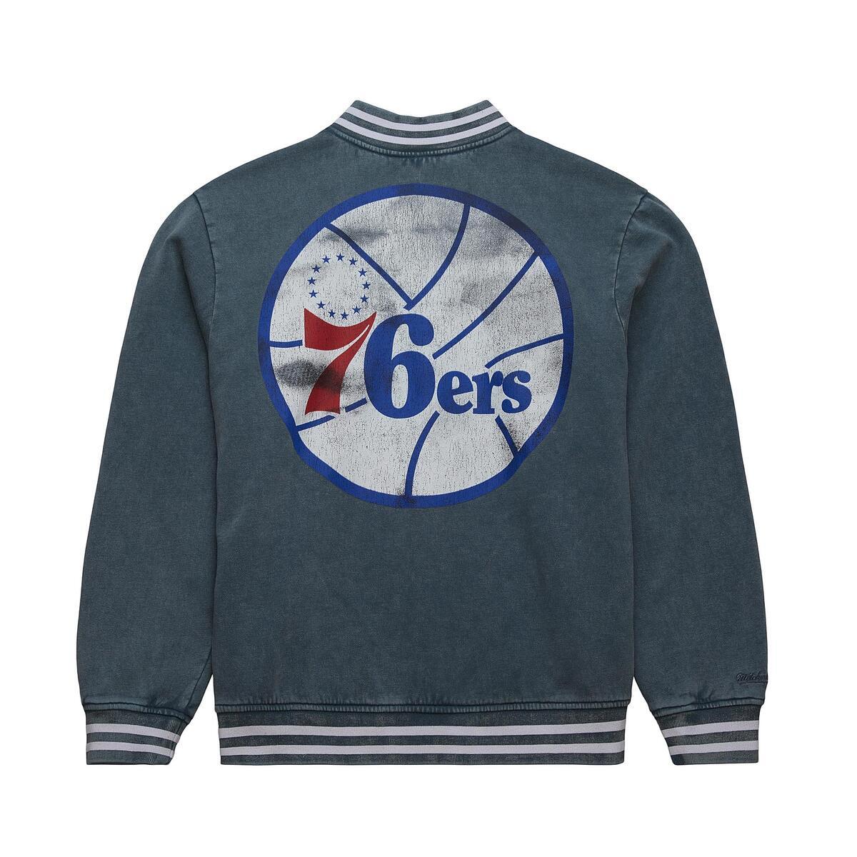 NBA OVERSIZED VARSITY JACKET 76ERS - Blue - Image 2