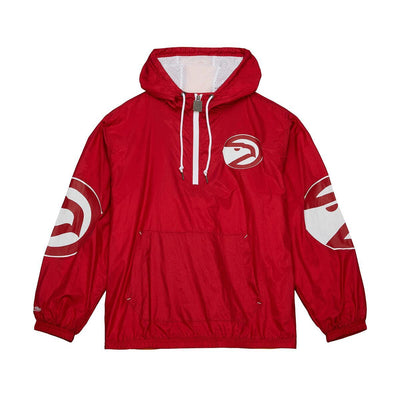 NBA TEAM OG 2.0 ANORAK WINDBREAKER HAWKS Scarlet OJPO5527-AHAYYPPPSCAR - Image 1