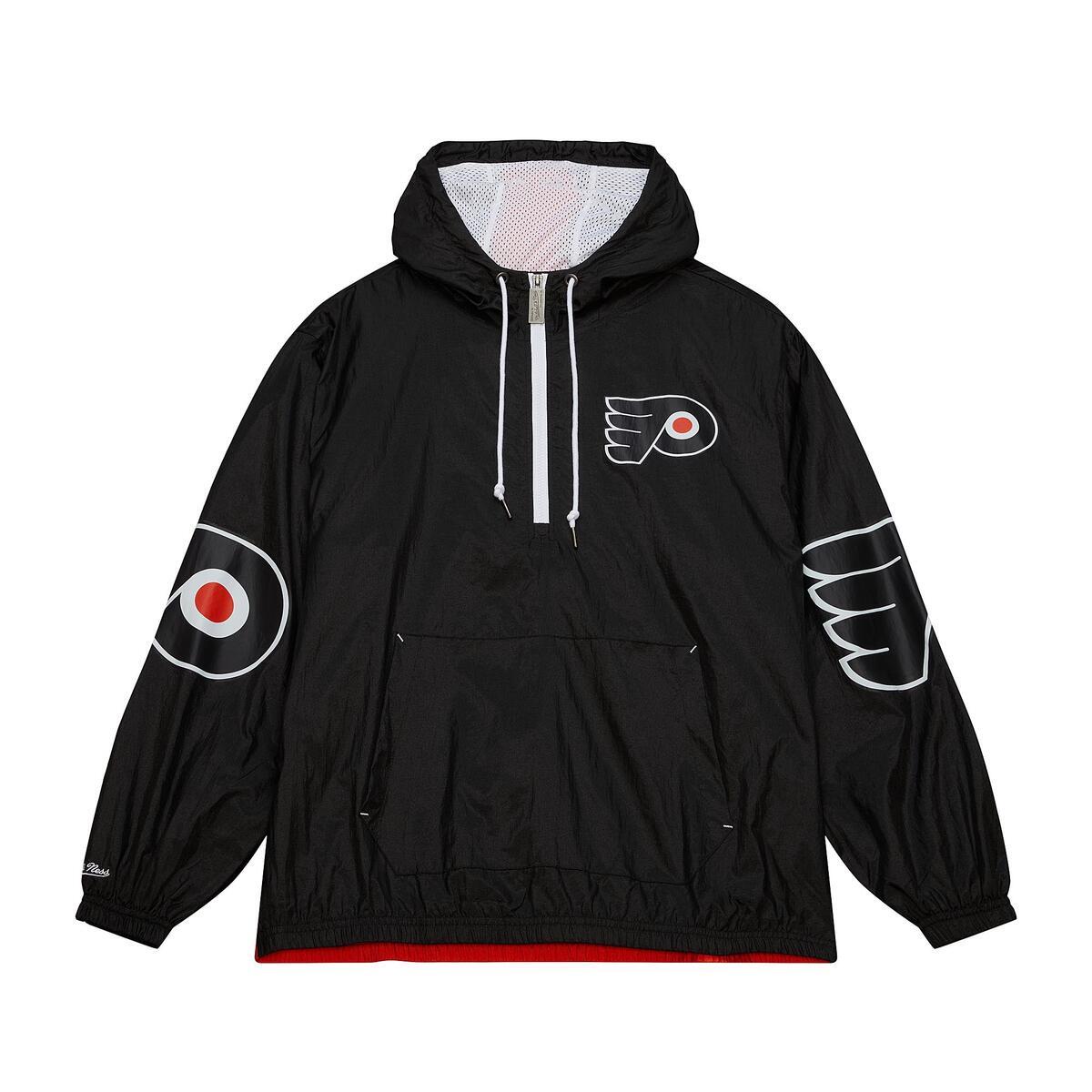 NHL TEAM OG 2.0 ANORAK WINDBREAKER FLYERS Black OJPO5527-PFLYYPPPBLCK - Image 1