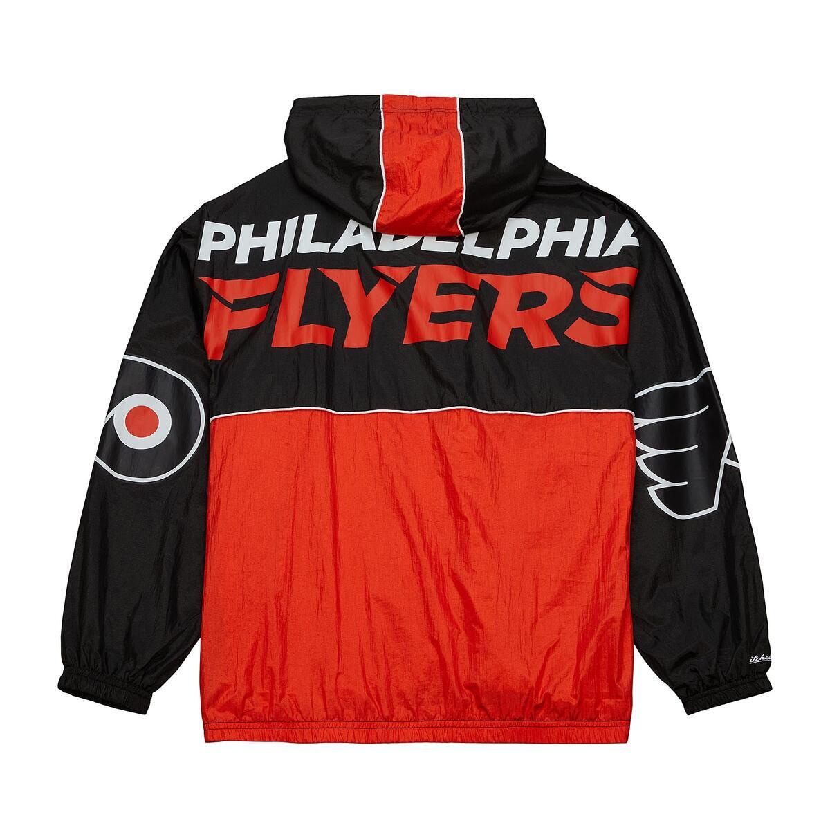 NHL TEAM OG 2.0 ANORAK WINDBREAKER FLYERS Black OJPO5527-PFLYYPPPBLCK - Image 2
