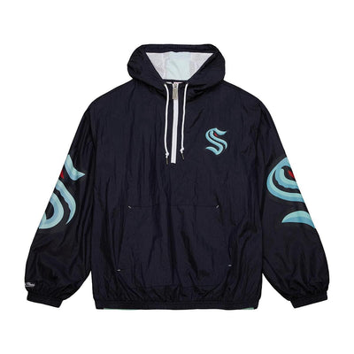 NHL TEAM OG 2.0 ANORAK WINDBREAKER KRAKEN Navy OJPO5527-SKRYYPPPNAVY - Image 1