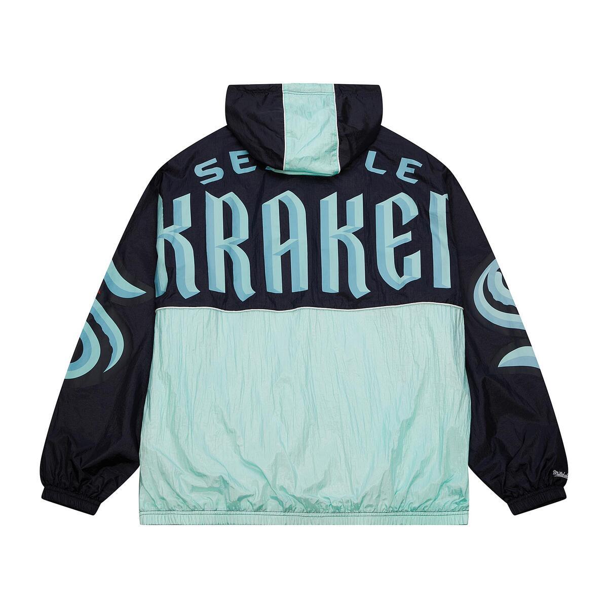 NHL TEAM OG 2.0 ANORAK WINDBREAKER KRAKEN Navy OJPO5527-SKRYYPPPNAVY - Image 2