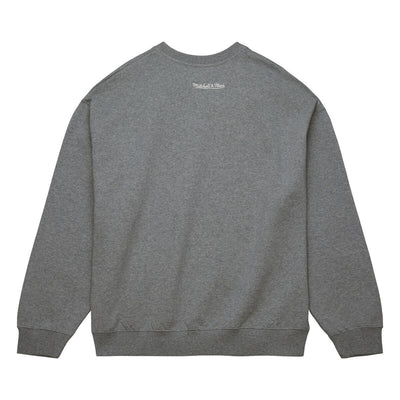 NBA 90S REFLECTIVE HEATHER CREWNECK SWEATSHIRT BULLS Grey Heather OJPO6777-CBUYYPPPGYHT - Image 2