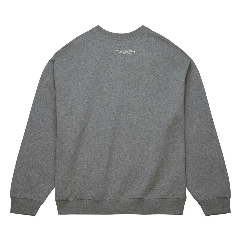 NBA 90S REFLECTIVE HEATHER CREWNECK SWEATSHIRT BULLS Grey Heather OJPO6777-CBUYYPPPGYHT - Image 2