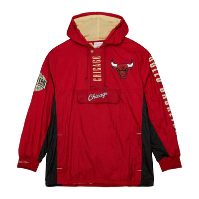 NBA TEAM OG 2.0 ANORAK WINDBREAKER VINTAGE LOGO BULLS Scarlet OJPO7093-CBUYYPPPSCAR - Image 1