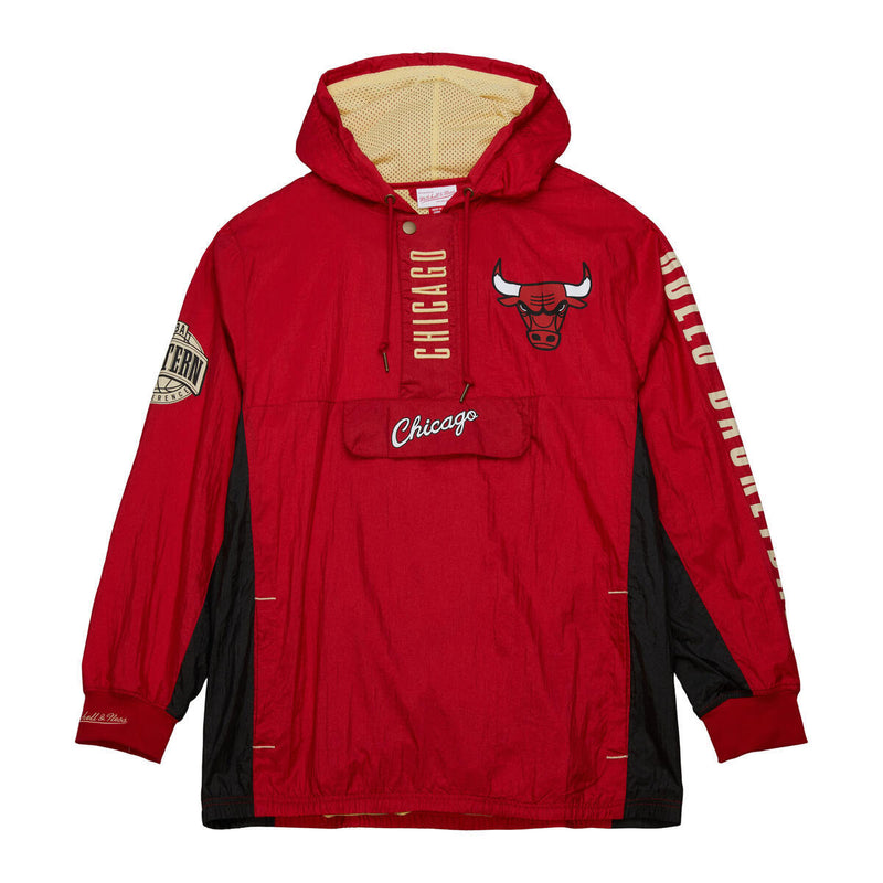 NBA TEAM OG 2.0 ANORAK WINDBREAKER VINTAGE LOGO BULLS Scarlet OJPO7093-CBUYYPPPSCAR - Image 1