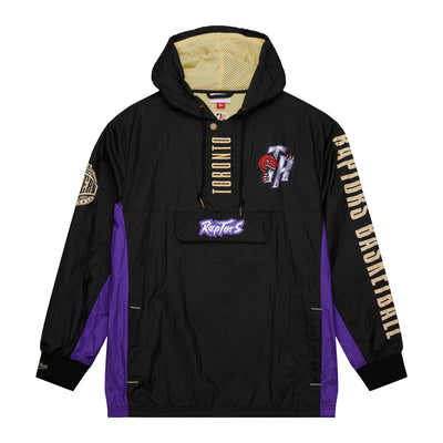 NBA TEAM OG 2.0 ANORAK WINDBREAKER VINTAGE LOGO RAPTORS Black OJPO7093-TRAYYPPPBLCK - Image 1