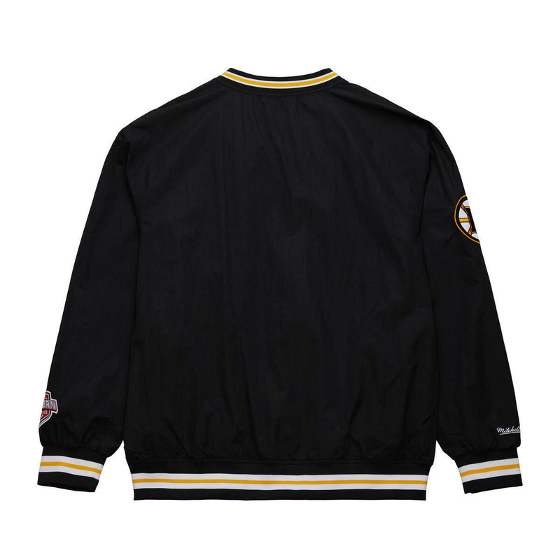 NHL CLASSIC NYLON PULLOVER CURRENT LOGO BRUINS Black OJPO7221-BBNYYPPPBLCK - Image 1
