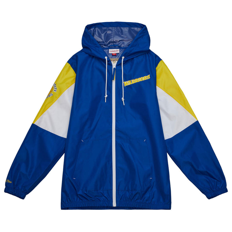 NBA THROW IT BACK FULL ZIP WINDBREAKER WARRIORS - Image 1