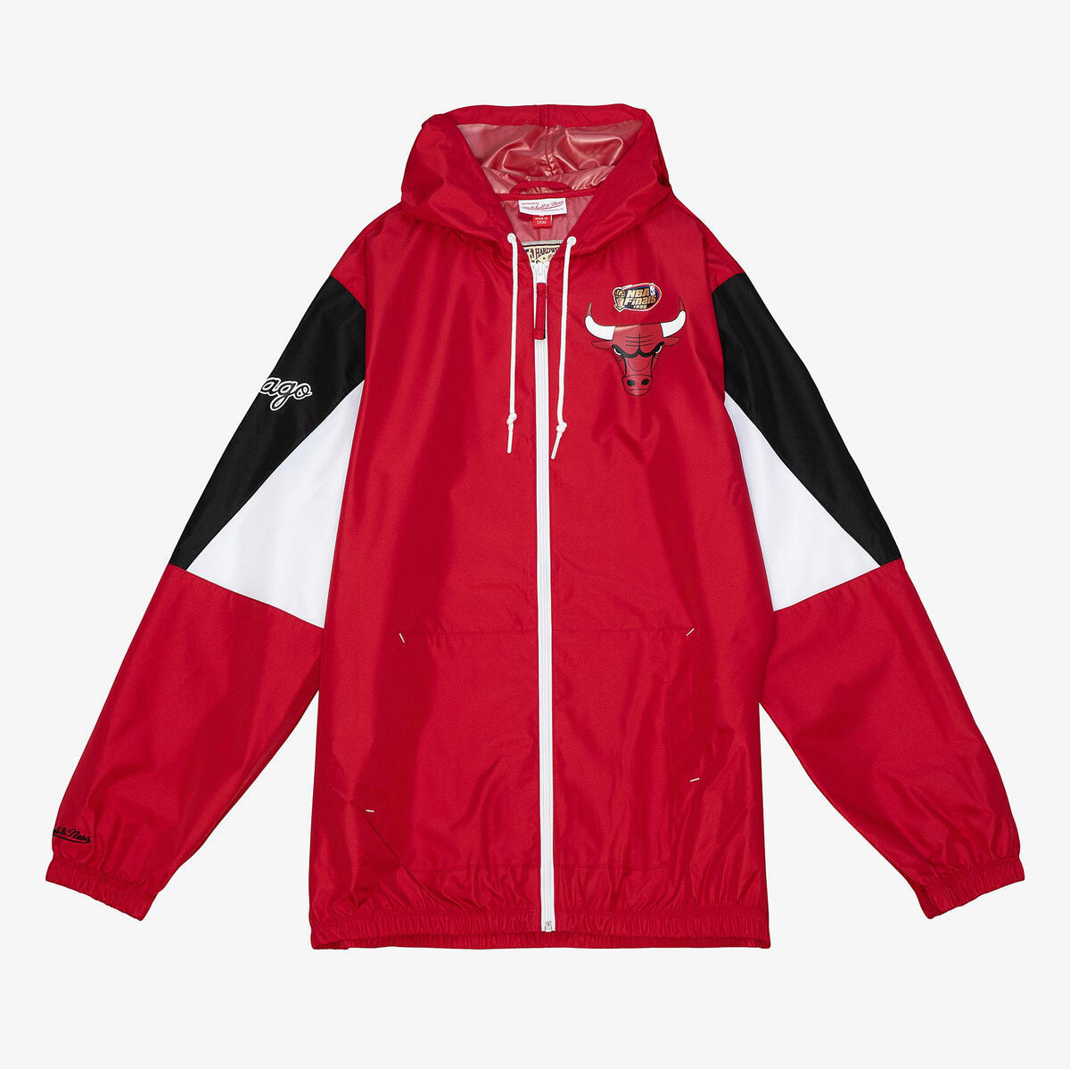 NBA THROW IT BACK FULL ZIP WINDBREAKER BULLS - Image 3