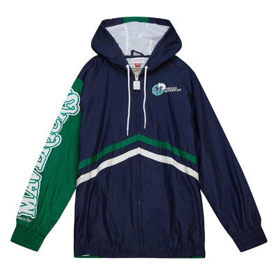 NBA UNDENIABLE FULL ZIP WINDBREAKER MAVERICKS Navy OJZP3409-DMAYYPPPNAVY - Image 1