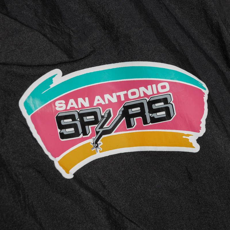 NBA UNDENIABLE FULL ZIP WINDBREAKER SPURS Black OJZP3409-SASYYPPPBLCK - Image 3