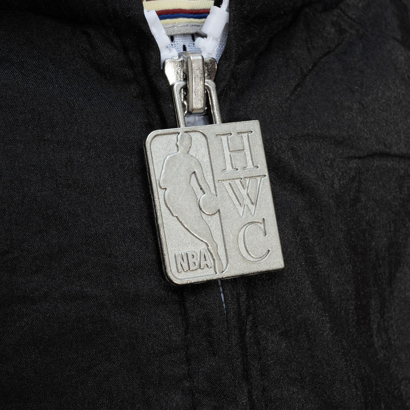 NBA UNDENIABLE FULL ZIP WINDBREAKER SPURS Black OJZP3409-SASYYPPPBLCK - Image 4