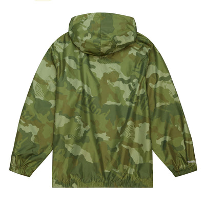NBA GHOST GREEN CAMO WINDBREAKER TRAIL BLAZERS - Camo Green - Image 2