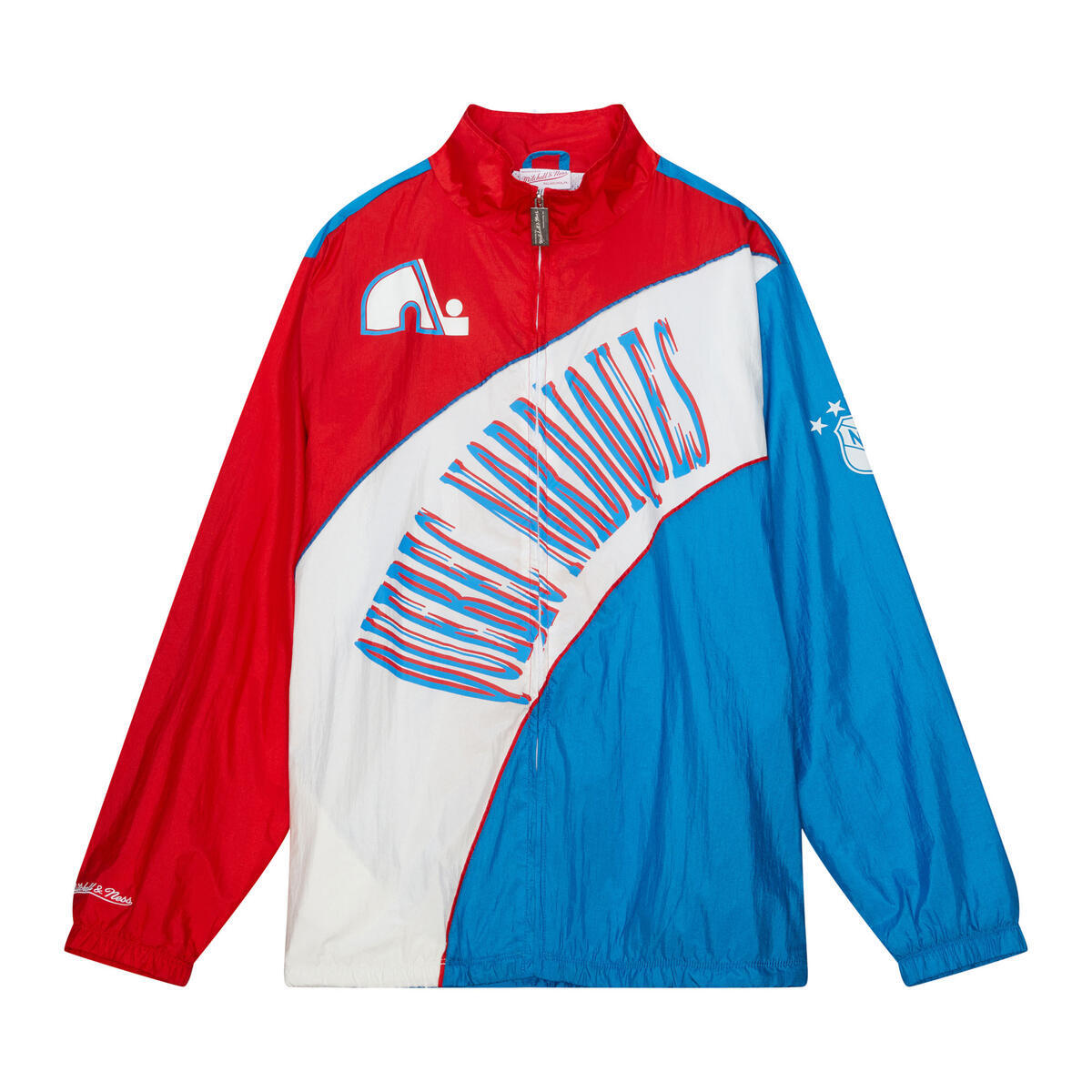 NHL ARCHED RETRO LINED WINDBREAKER NORDIQUES Multi-White OJZP5517-QNOYYPPPMTWH - Image 1